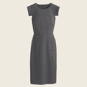 JCrew Resume Dress with Pockets Grey